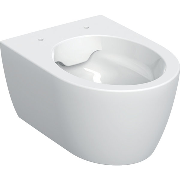 Geberit iCon Wand-WC Tiefspüler, spülrandlos, verkürzte Ausladung, 502.380.00., Farbe: Weiß, mit KeraTect von Keramag GmbH