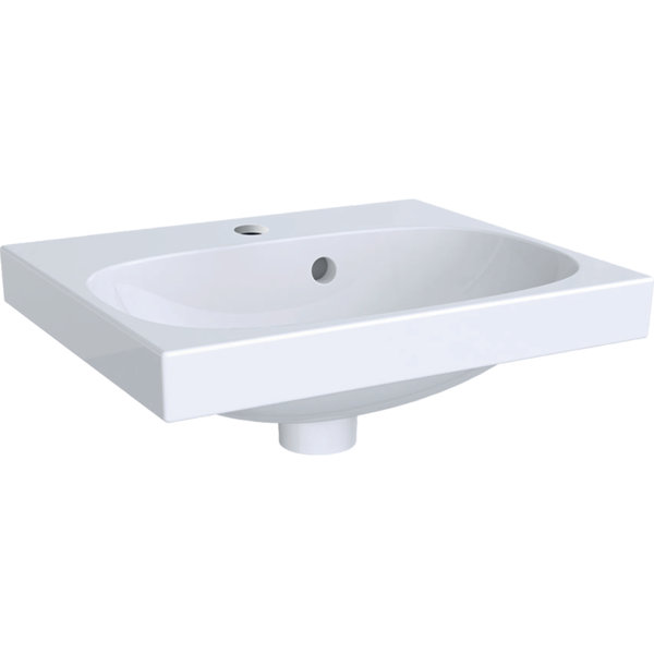 Keramag Acanto Handwaschbecken 500636, mit Hahnloch, mit Überlauf, 450x380mm, Farbe: Weiß von Keramag GmbH