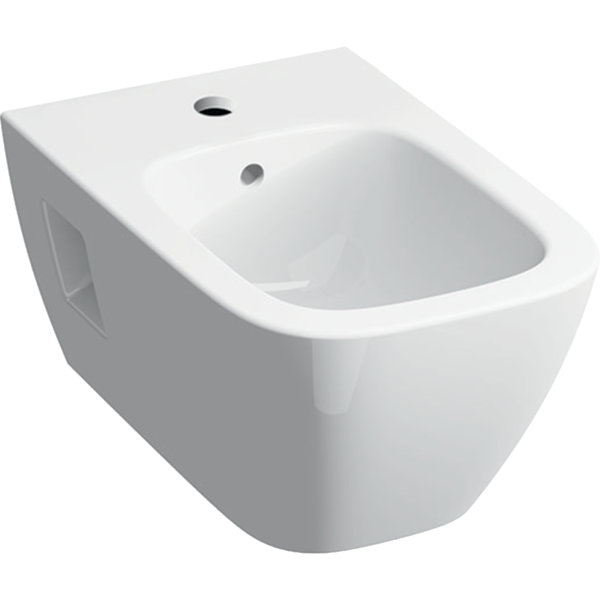 Keramag Renova Nr. 1 Plan Bidet, wandhängend, teilgeschlossene Form, Farbe: Weiß von Keramag GmbH