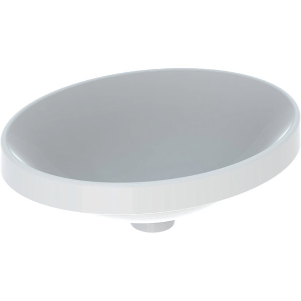 Keramag VariForm Einbauwaschtisch oval, 500x400mm, ohne Hahnloch, ohne Überlauf, Farbe: Weiß von Keramag GmbH