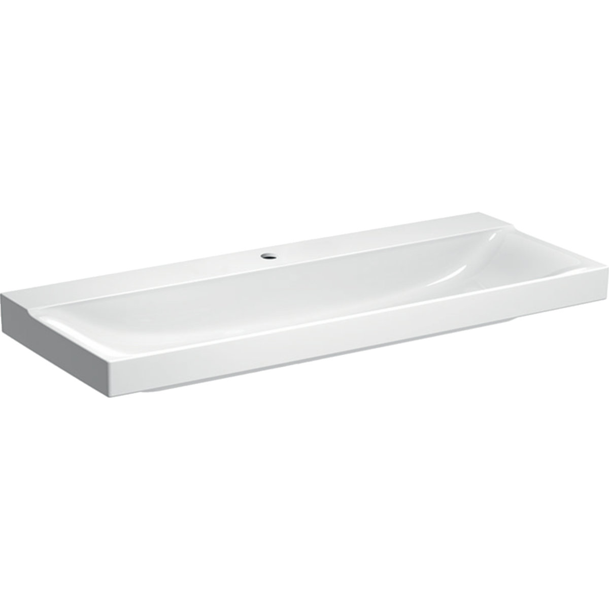 Keramag Xeno 2 Waschtisch mit Hahnloch, ohne Überlauf, 120x48 cm weiss mit KeraTect, 500551011 von Keramag GmbH