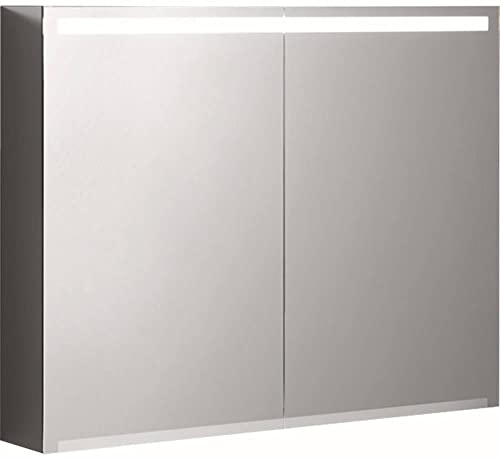 Keramag Geberit Option Spiegelschrank mit Beleuchtung, Zwei Türen, Breite 90 cm, 500583001-500.583.00.1 von Geberit