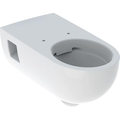 Keramag Renova Nr. 1 Comfort Tiefspül-WC, spülrandlos, 6/5 l, teilgeschlossene Form, wandhängend, 500.693.; Farbe: Weiß von Geberit