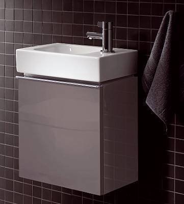 Keramag iCon Handwaschbecken weiß KeraTect; mit Hahnloch rechts von Keramag