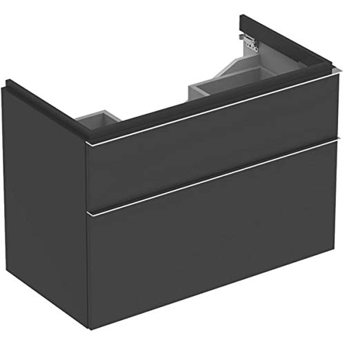 Keramag iCon Waschtischunterschrank 890 x 620 x 477 mm Korpus/Front: Lava matt von Keramag