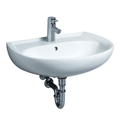 Keramag RENOVA Nr. 1 Waschtisch mit Hahnloch, mit Überlauf 650 x 510 mm manhattan von Keramag