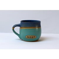 Handgemachte Personalisierte Keramik Tasse, Namenstasse, Individuelle Hochzeitstag Geschenk, Jubiläumsgeschenk von KeramikArtNatali