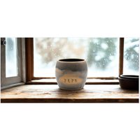 Personalisierte Espressotasse - Handgemachter Becher Aus Steinzeug Mit Wunschname, Individueller Espressobecher, Keramik Geschirr Handarbeit von KeramikArtNatali