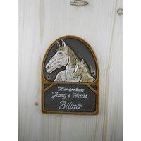 Keramikschild Pferd Keramikschild Pferd von KeramikBottke