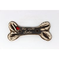 Türschild Keramikschild Hundeknochen von KeramikBottke