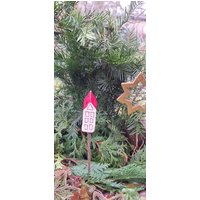 Blumenstecker Häuschen, Handgemachtes Unikat, Keramik von KeramikHausSTJ