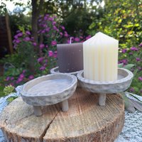 Kerzenhalter, Leuchter, Handgemachtes Unikat, Keramik von KeramikHausSTJ