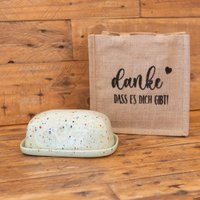 Butterdose Keramik Handgemacht | Weihnachtsgeschenk Frühstück Tisch Deko Portugal Geschirr Geschenkbox Nachhaltig Butterdose Keramik Handgemacht | Weihnachtsgeschenk Frühstück Tisch Deko Portugal Geschirr Geschenkbox Nachhaltig von KeramikLiebePortugal