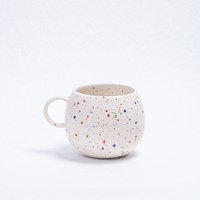 Jumbotasse Aus Keramik 500Ml - Bunte Kugelbecher, Handgemachte Kaffeetasse, Becher, Geschenkidee Für Weihnachten Kaffeebecher Xxl von KeramikLiebePortugal
