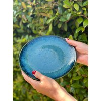 Keramikliebeportugal Keramik Teller Klein 4Er Set | Handgemachte Dessert I Frühstücksteller Grün Geschirr Aus Portugal von KeramikLiebePortugal