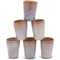 Kleine Geschenke - Handgemachte Keramik Espresso Tasse Tassen 6 Stück Mit Persönlicher Nachricht Auf Karte Kleine Geschenke - Handgemachte Keramik Espresso Tasse Tassen 6 Stück Mit Persönlicher Nachricht Auf Karte von KeramikLiebePortugal