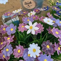 10 Keramikblumen Lilamix 10 Keramikblumen Lilamix von KeramikPetraBottke