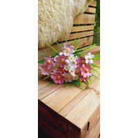 Blütenmix Rosa Mädchentraum 28 Stück von KeramikPetraBottke