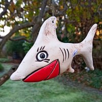 Hai-Dame Aus Keramik von KeramikPetraBottke