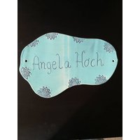 Türschild Aus Keramik, Hausnummer Personalisiert, , Haustürschild Handgemacht, Keramikschild Individuelles Namensschild von KeramikTonArt