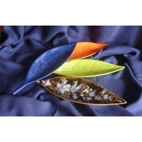Blatt Für Räucherstäbchen, Duftlampe, Windlicht, Lampe Wachsmelts, Duftwachs, Melts von KeramikarteSigrun