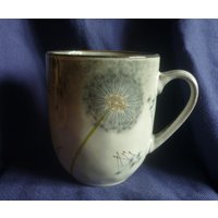 Große Tasse Mit Pusteblume , Löwenzahn, Handwärmer von KeramikarteSigrun