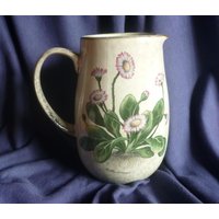 Krug Mit Gänseblümchen , Saft, Milch, Eistee, Wasser Frühstück 1, 5L Unikat von KeramikarteSigrun
