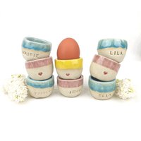 Eierbecher Personalisiert Keramik Auf Bestellung von Keramikseele