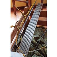 Stahlstab Für Keramikblüten Oder Stelen, Rundstahl, Durchmesser 8mm, 55-115 cm Lang von Keramikunikate