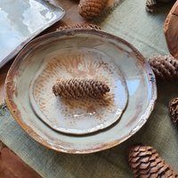 Teller Durchmesser Ca. 15 cm, Teelichthalter, Unikat, Handarbeit von Keramikunikate