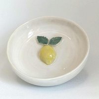 Keramik Fressnapf Zitrone Keramik Fressnapf Zitrone von KeramikunikateELA