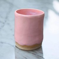 2. Wahl Becher Hellrosa Mit Verlauf Innen 2. Wahl Becher Hellrosa Mit Verlauf Innen von Keramikwolke