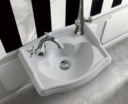 Gästewaschbecken Retro/Vintage Serie Oxford Weiß von Kerasan Gästewaschbecken Retro/Vintage Serie Oxford Weiß von Kerasan von Kerasan