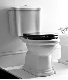 WC Abgang senkrecht/WC Monoblock Retro/Vintage Serie Oxford Chrom von Kerasan WC Abgang senkrecht/WC Monoblock Retro/Vintage Serie Oxford Chrom von Kerasan von Kerasan