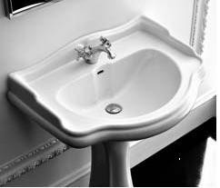 Waschbecken Retro/Vintage Serie Oxford Weiß von Kerasan Waschbecken Retro/Vintage Serie Oxford Weiß von Kerasan von Kerasan