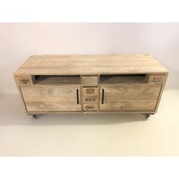 Palettenmöbel, Kommode in Palettenoptik Vintage Gebeizt Und Handarbeit Hergestellt von KerbholzGmbHCoKG