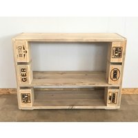 Schuhregal in Palettenoptik Vintage Gebeizt Und Handarbeit Hergestellt von KerbholzGmbHCoKG