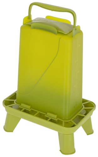 Kerbl Hobbyfarming Futterautomat mit Standfüßen, Automatische Futterzufuhr, Inkl. Standfüße, Abnehmbarer Deckel, Wetterbeständig, Leichte Reinigung, Transparenter Behälter, Für Geflügel, 3,5l, grün Kerbl Hobbyfarming Futterautomat mit Standfüßen, Automatische Futterzufuhr, Inkl. Standfüße, Abnehmbarer Deckel, Wetterbeständig, Leichte Reinigung, Transparenter Behälter, Für Geflügel, 3,5l, grün von Kerbl Hobbyfarming
