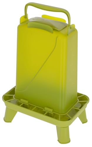 Kerbl Hobbyfarming Futterautomat mit Standfüßen, Automatische Futterzufuhr, Inkl. Standfüße, Abnehmbarer Deckel, Wetterbeständig, Leichte Reinigung, Transparenter Behälter, Für Geflügel, 5,5l, grün Kerbl Hobbyfarming Futterautomat mit Standfüßen, Automatische Futterzufuhr, Inkl. Standfüße, Abnehmbarer Deckel, Wetterbeständig, Leichte Reinigung, Transparenter Behälter, Für Geflügel, 5,5l, grün von Kerbl Hobbyfarming