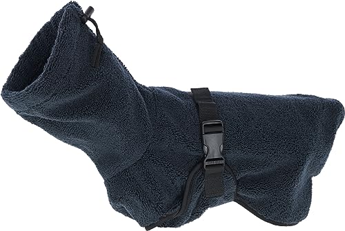 Kerbl Pet Bademantel für Hunde, blau, XS, Rückenlänge 30 cm von Kerbl Pet