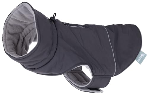 Kerbl Pet Hundemantel Montreal, Wind- und Wasserabweisend, Fleece-Innenfutter, Stretchmaterial, Einfaches Anziehen, Reflektierende Paspeln, Waschbar bei 30 °C Kerbl Pet Hundemantel Montreal, Wind- und Wasserabweisend, Fleece-Innenfutter, Stretchmaterial, Einfaches Anziehen, Reflektierende Paspeln, Waschbar bei 30 °C von Kerbl Pet