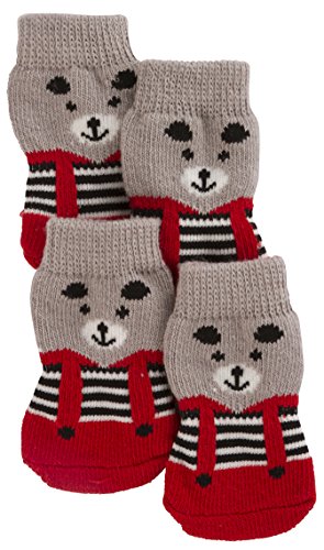 Kerbl Pet Hundesocken Bruno S, grau/rot Kerbl Pet Hundesocken Bruno S, grau/rot von Kerbl Pet
