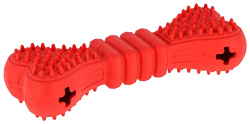 Kerbl Pet Knochen ToyFastic, befüllbar, rot, 17 x 6 x 4 cm von Kerbl Pet