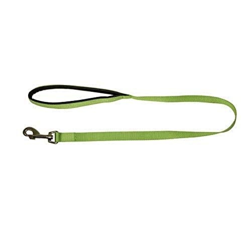 Kerbl Pet Leine Miami, Alltagstaugliche Hundeleine, Nylonmaterial, Robuster Karabiner, Gepolsterte Handschlaufe, Wasser- und Schmutzabweisend, Für Hunde von Kerbl Pet