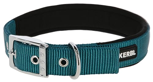 Kerbl Pet Miami Plus Nylonhalsband Petrol, 53-61cm/38mm von Kerbl Pet