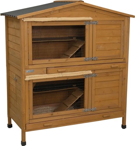 Kerbl Pet Nagerstall Appartement Pro 118x61x130cm, Kunststoffdach von Kerbl Pet