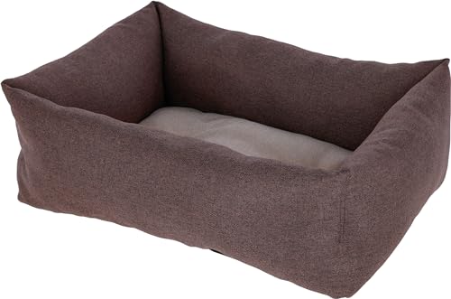 Kerbl Pet Kuschelbett Ely, braun/beige, 45x60 cm von Kerbl Pet