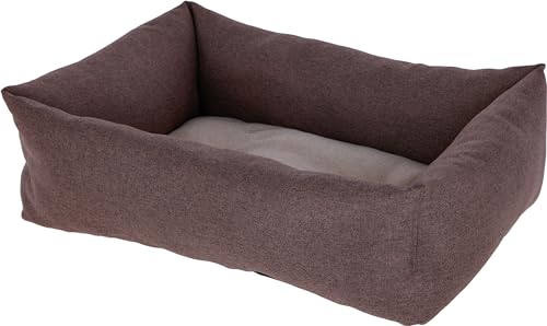 Kerbl Pet Kuschelbett Ely, braun/beige, 70x85 cm von Kerbl Pet