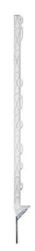 25 Weidepfahl Zaunpfahl mit Tritt 108 cm 8 Ösen Weidezaun Pfahl Titan Plus 441808 von Kerbl