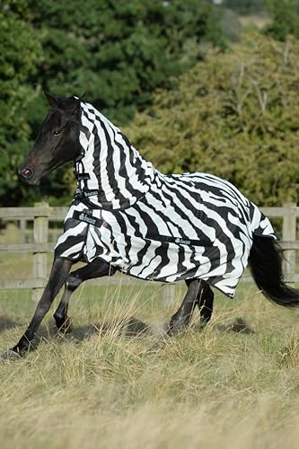 Bucas Buzz-Off Fliegendecke Zebra Full-Neck, 140 von Bucas